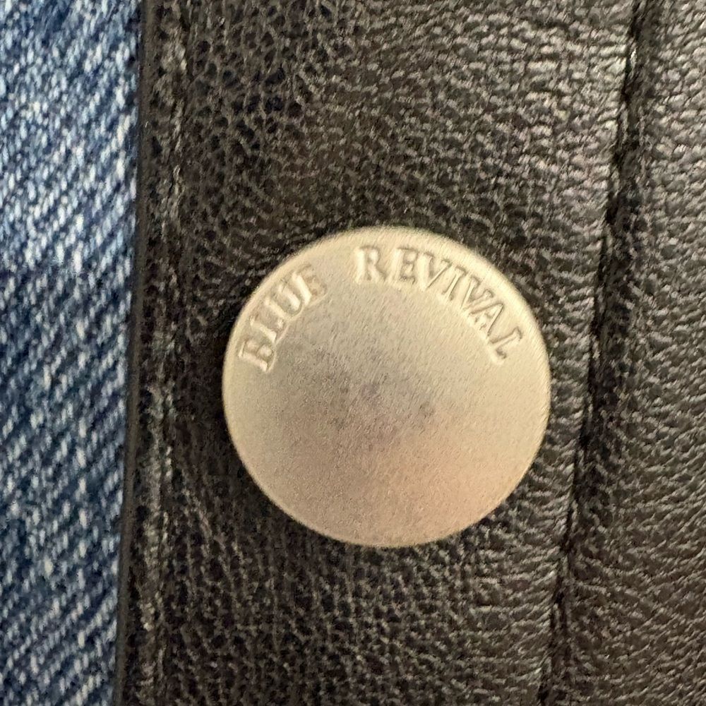 Blue Revival Two-Tone Denim and Black Jacket - Picture 12 of 13